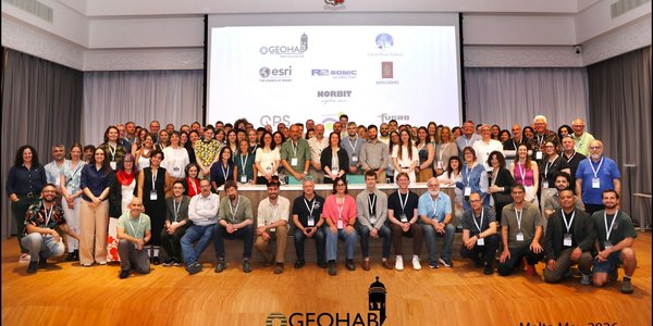 Gruppebilde fra Geohab-konferansen 2026. 
