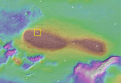 bathymetric map