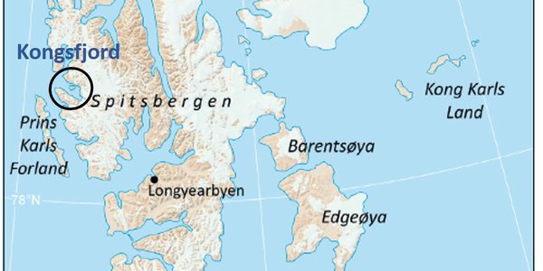 Kart Svalbard