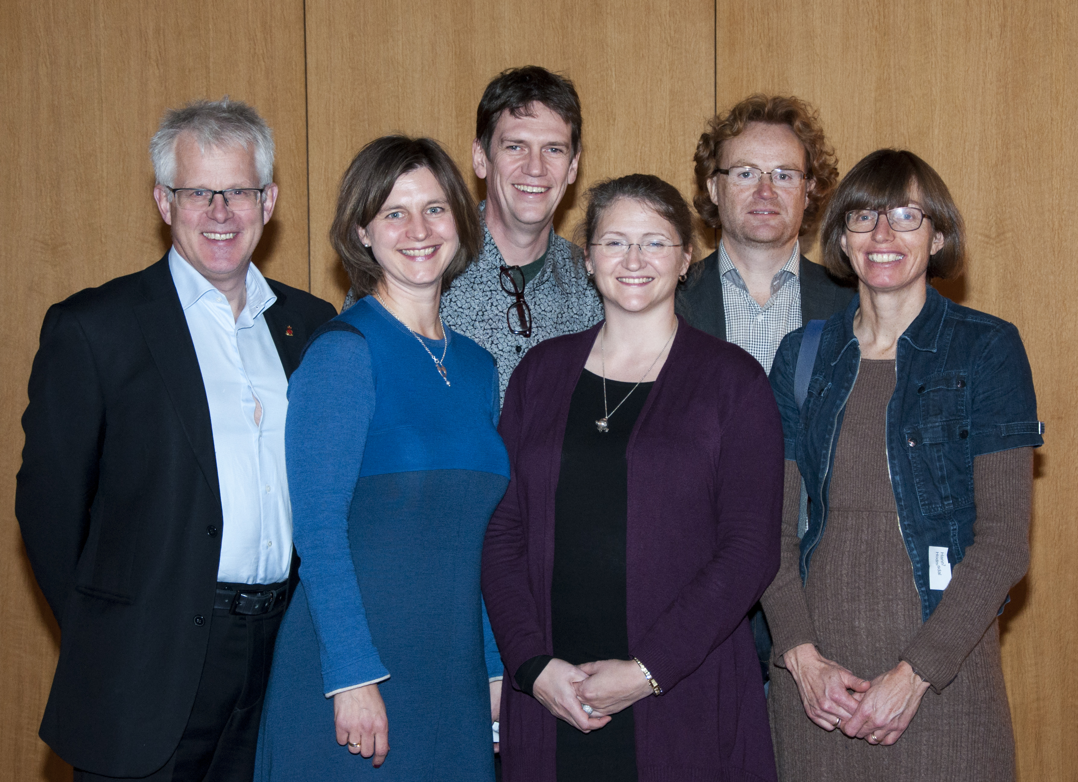 Fra venstre: Aksel R. Eikemo, Siri Hals Butenschøn, Pål Buhl-Mortensen, Lilja Rún Bjarnadóttir, Geir Klaveness og Hanne Hodnesdal. FOTO: Sissel Kanstad