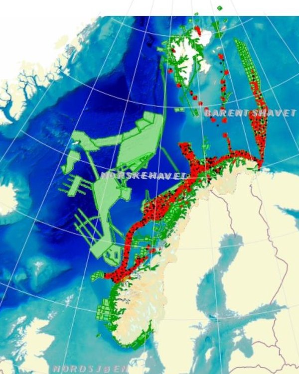 Status dekning geobiokjemistasjoner og dybdedata per 6. juli 2019